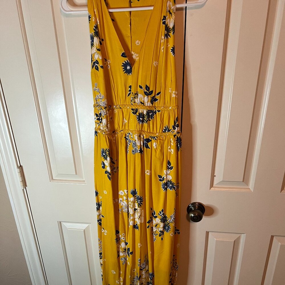 Japna Gold/Navy Sundress Size Large